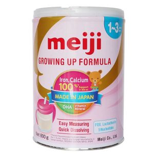 sữa meiji 1-3 growing up formula mẫu mới