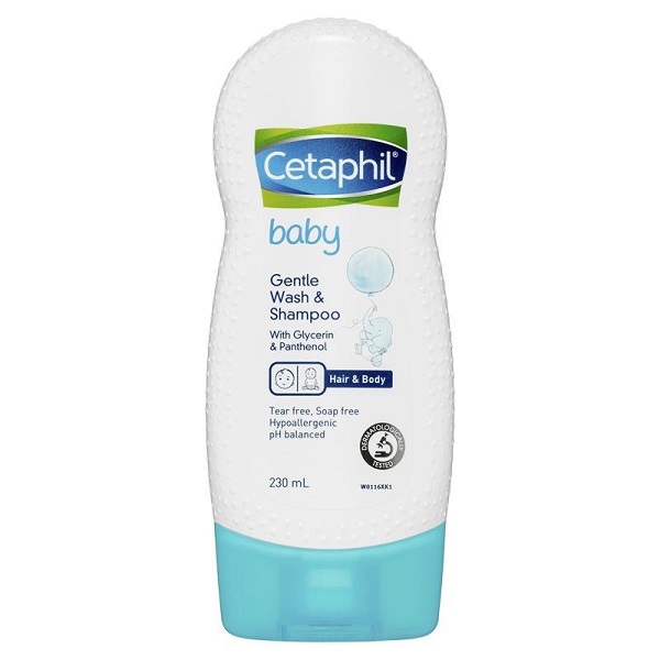 Sữa tắm gội toàn thân Cetaphil Baby Gentle Wash and Shampoo 230ml