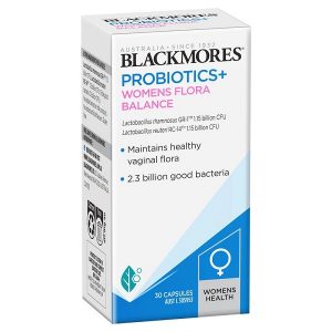 Men vi sinh viêm âm đạo Blackmores Probiotics+ Womens Flora Balance của Úc lọ 30 viên