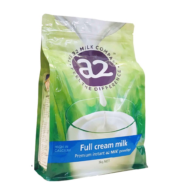 Sữa tươi dạng bột A2 nguyên kem Full Cream Milk của Úc cho trẻ từ 3 tuổi gói 1kg