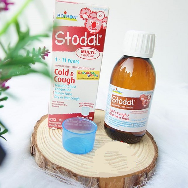 Siro trị ho và cảm cúm Boiron Stodal cold & cough của Canada chai 125ml