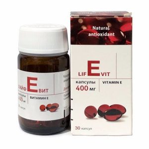 Vitamin E Natural Antioxidant 400mr của Nga lọ 30 viên