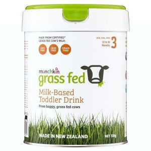 Sữa bột Munchkin Grass Fed Số 3 Milk-Based Toddler Drink của Úc cho trẻ từ 1 đến 3 tuổi hộp 730g