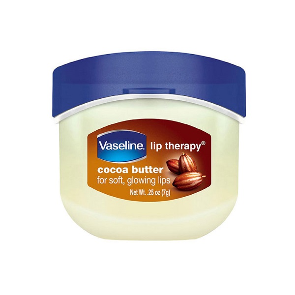 Sáp dưỡng môi Vaseline Lip Therapy Cocoa Butter hương bơ cacao của Mỹ lọ 7g