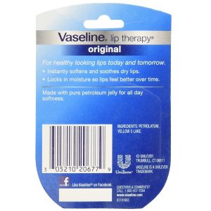 Sáp dưỡng môi Vaseline Lip Therapy Original của Mỹ lọ 7g