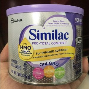 Sữa bột Similac Pro-Total Comfort Infant Formula của Mỹ cho trẻ từ 0 đên 12 tuổi hộp 215g