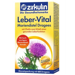 Viên uống bổ gan Zirkulin Leber-Vital của Đức hộp 60 viên
