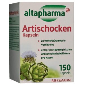 Viên bổ gan Altapharma Artischocken Kapseln của Đức lọ 150 viên