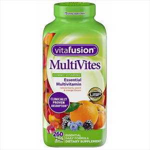 Kẹo dẻo bổ sung vitamin cho người lớn Vitafusion MultiVites Essential Multivitamin của Mỹ hộp 260 viên