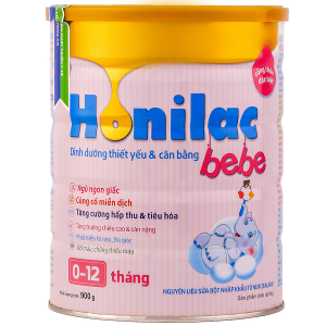 Sữa bột Honilac BeBe của Việt Nam cho bé từ 0 – 12 tháng hộp 900g