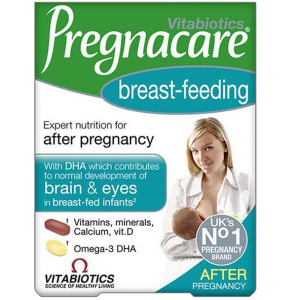 Viên uống lợi sữa bổ sung vitamin sau sinh Pregnancare Breast- Feeding của Anh hộp 84 viên