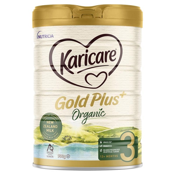 Sữa hữu cơ Karicare Gold Plus Organic số 3 của Úc cho trẻ từ 12 tháng hộp 900g