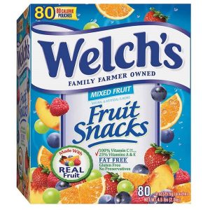 Kẹo dẻo trái cây Welch's Fruit Snacks Mixed Fruit của Mỹ