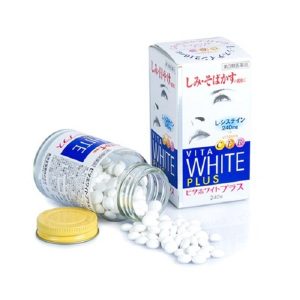 Viên hỗ trợ trắng da vita White Plus của Nhật Bản lọ 240 viên