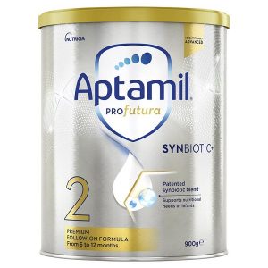 Sữa bột Aptamil Profutura Synbiotic số 2 của Úc cho trẻ từ 6 đến 12 tháng hộp 900g