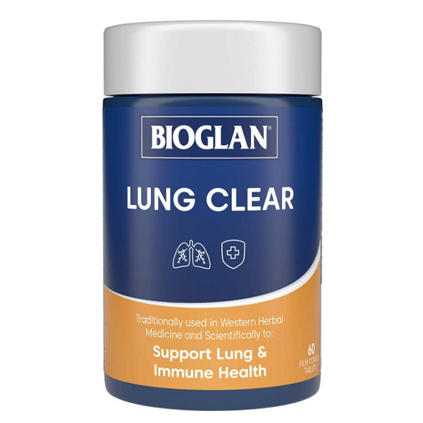 Viên uống bổ phổi Bioglan Lung Clear của Úc, hộp 60 viên