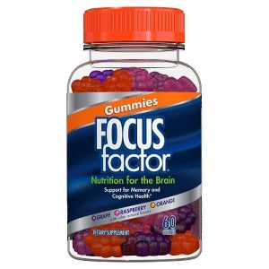 Kẹo dẻo giúp tăng cường trí não Gummies Focus Factor lọ 100 viên