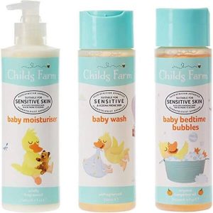 Set sữa tắm gội và kem dưỡng ẩm hữu cơ Childs Farm của Úc cho bé từ 0 đến 10 tháng tuổi