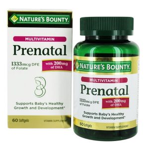 vitamin bầu nature's bounty prenatal