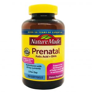 nature made prenatal folic acid + dha